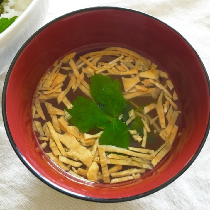 お湯注ぐだけ!錦糸玉子と三つ葉の鶏ガラ塩お吸い物♡